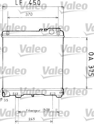Valeo 819370 - Радиатор, охлаждение двигателя autosila-amz.com