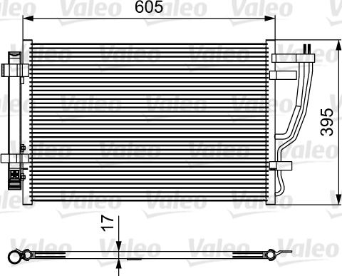 Valeo 814493 - Конденсатор кондиционера autosila-amz.com