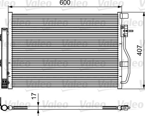 Valeo 814478 - Конденсатор кондиционера autosila-amz.com