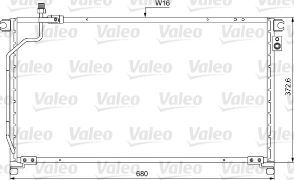 Valeo 814049 - Конденсатор кондиционера autosila-amz.com