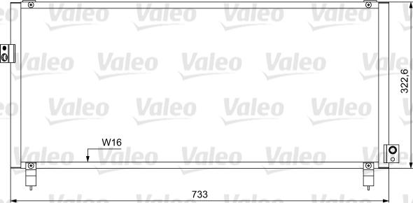 Valeo 814052 - Конденсатор кондиционера autosila-amz.com
