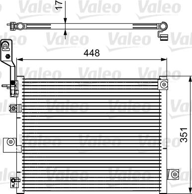 Valeo 814084 - Конденсатор кондиционера autosila-amz.com
