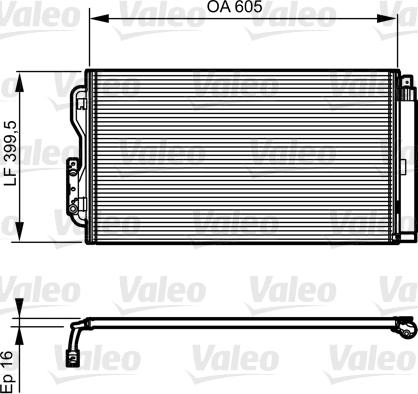 Valeo 814191 - Конденсатор кондиционера autosila-amz.com