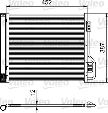 Valeo 814114 - Конденсатор кондиционера autosila-amz.com