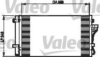 Valeo 814355 - Конденсатор кондиционера autosila-amz.com