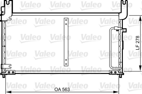 Valeo 814305 - Конденсатор кондиционера autosila-amz.com