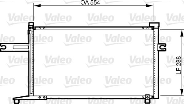 Valeo 814300 - Конденсатор кондиционера autosila-amz.com