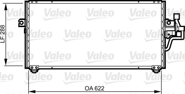 Valeo 814303 - Конденсатор кондиционера autosila-amz.com