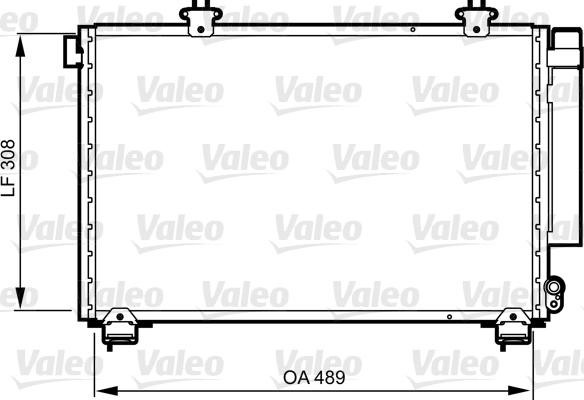 Valeo 814307 - Конденсатор кондиционера autosila-amz.com