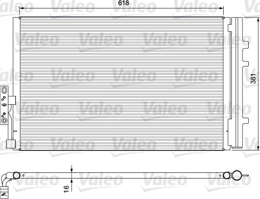 Valeo 814386 - Конденсатор кондиционера autosila-amz.com