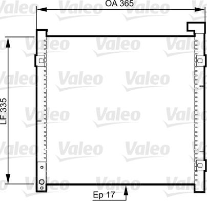 Valeo 814326 - Конденсатор кондиционера autosila-amz.com