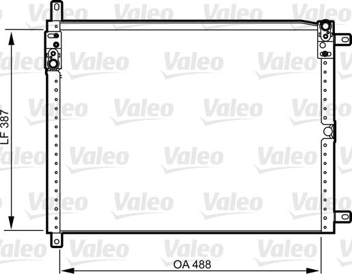 Valeo 814293 - Конденсатор кондиционера autosila-amz.com