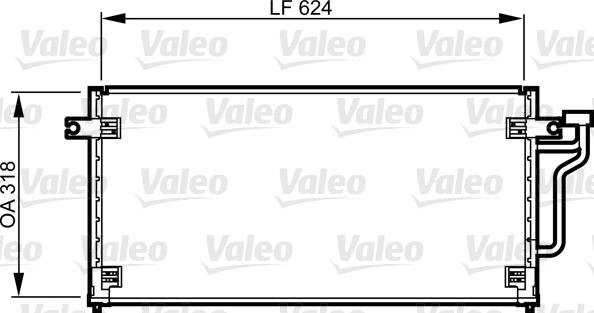 Valeo 814240 - Конденсатор кондиционера autosila-amz.com