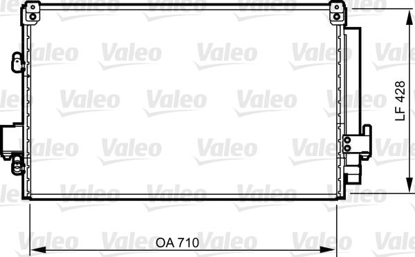 Valeo 814262 - Конденсатор кондиционера autosila-amz.com