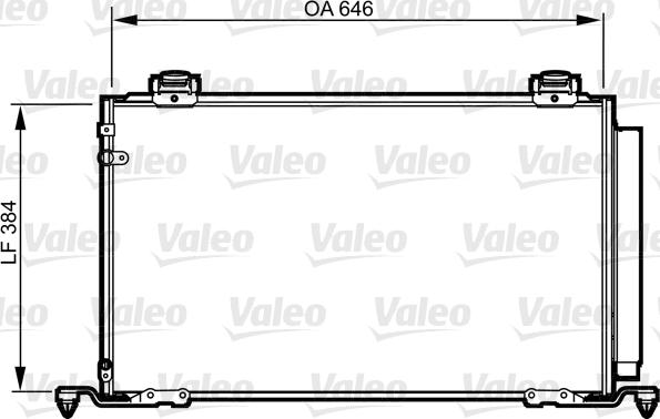 Valeo 814209 - Конденсатор кондиционера autosila-amz.com
