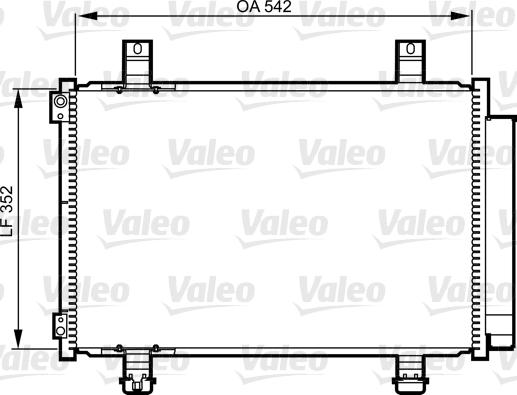 Valeo 814219 - Конденсатор кондиционера autosila-amz.com