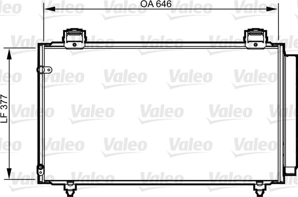 Valeo 814210 - Конденсатор кондиционера autosila-amz.com