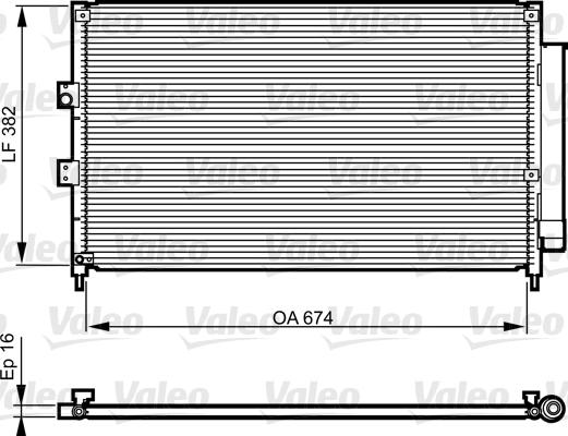 Valeo 814217 - Конденсатор кондиционера autosila-amz.com