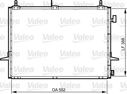 Valeo 814289 - Конденсатор кондиционера autosila-amz.com