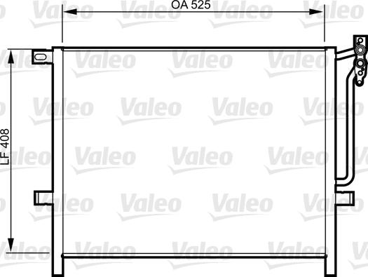 Valeo 814287 - Конденсатор кондиционера autosila-amz.com