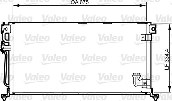 Valeo 814272 - Конденсатор кондиционера autosila-amz.com