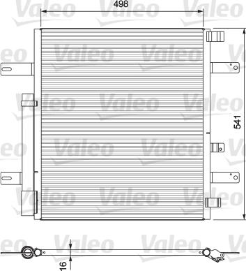 Valeo 815061 - Конденсатор кондиционера autosila-amz.com