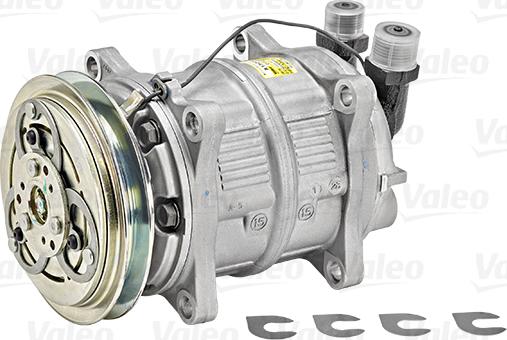 Valeo 815002 - Компрессор кондиционера autosila-amz.com