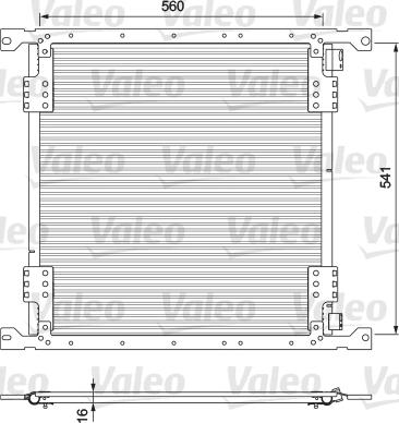 Valeo 815088 - Конденсатор кондиционера autosila-amz.com