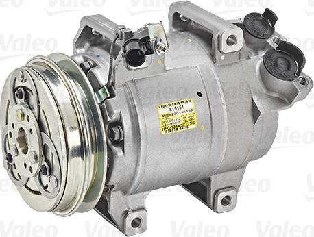 Valeo 815151 - Компрессор кондиционера autosila-amz.com