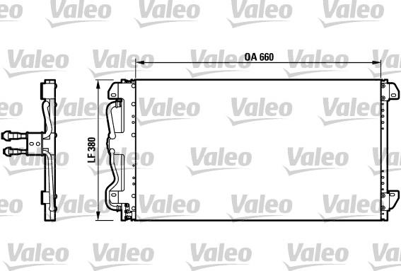 Valeo 816991 - Конденсатор кондиционера autosila-amz.com