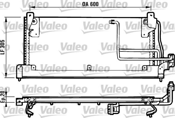 Valeo 816902 - Конденсатор кондиционера autosila-amz.com