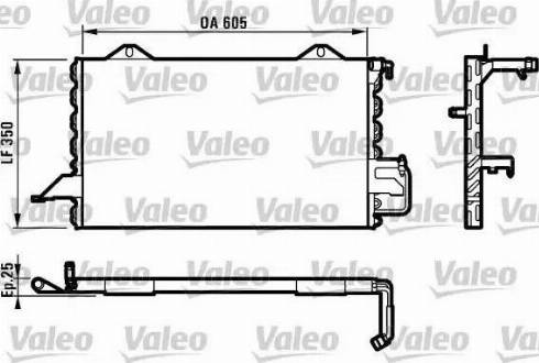 Valeo 816976 - Конденсатор кондиционера autosila-amz.com