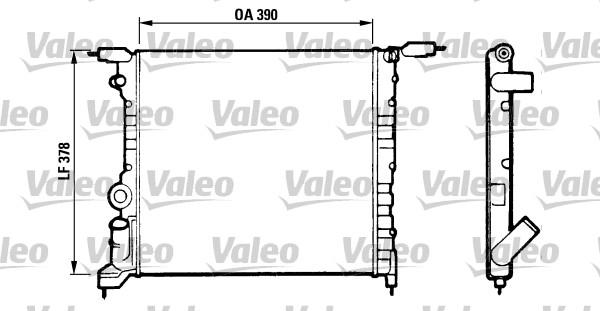 Valeo 816657 - Радиатор, охлаждение двигателя autosila-amz.com