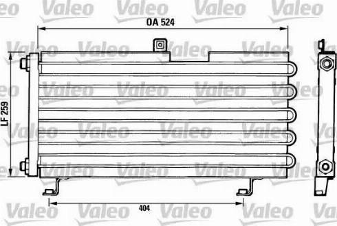 Valeo 816634 - Конденсатор кондиционера autosila-amz.com