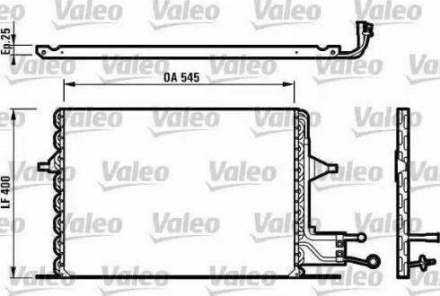 Valeo 816899 - Конденсатор кондиционера autosila-amz.com