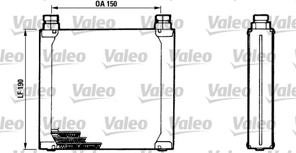 Valeo 816748 - Масляный радиатор, двигательное масло autosila-amz.com