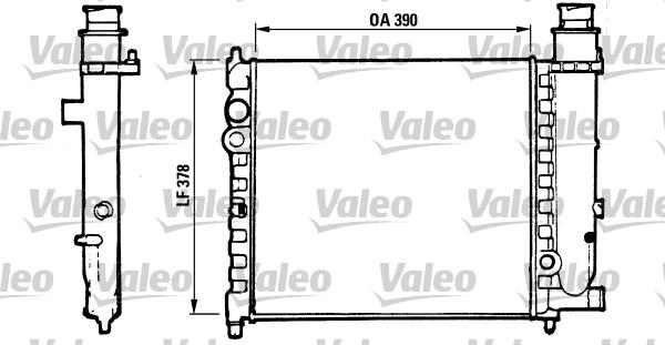 Valeo 816700 - Радиатор, охлаждение двигателя autosila-amz.com