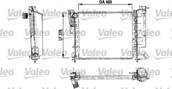 Valeo 816715 - Радиатор, охлаждение двигателя autosila-amz.com