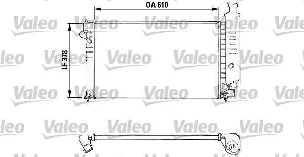 Valeo 810919 - Радиатор, охлаждение двигателя autosila-amz.com