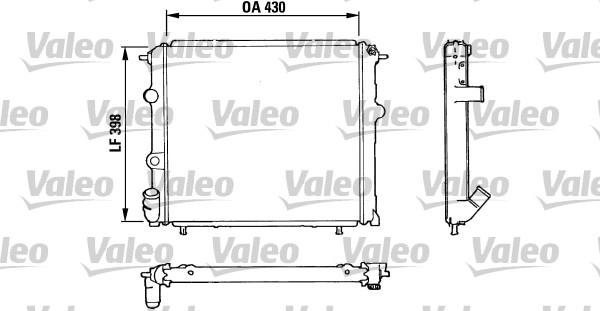 Valeo 810914 - Радиатор, охлаждение двигателя autosila-amz.com