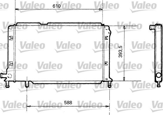 Valeo 810985 - Радиатор, охлаждение двигателя autosila-amz.com