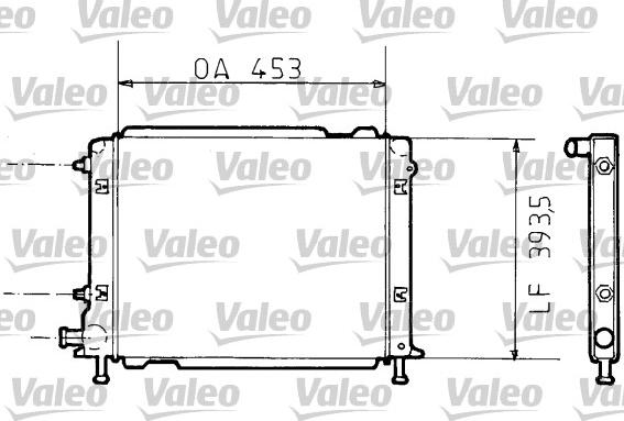 Valeo 810988 - Радиатор, охлаждение двигателя autosila-amz.com