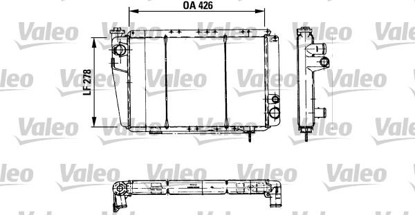 Valeo 810933 - Радиатор, охлаждение двигателя autosila-amz.com