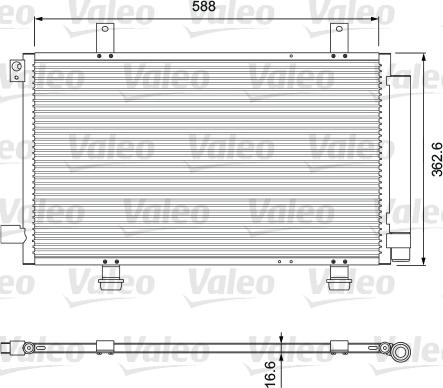 Valeo 810928 - Конденсатор кондиционера autosila-amz.com