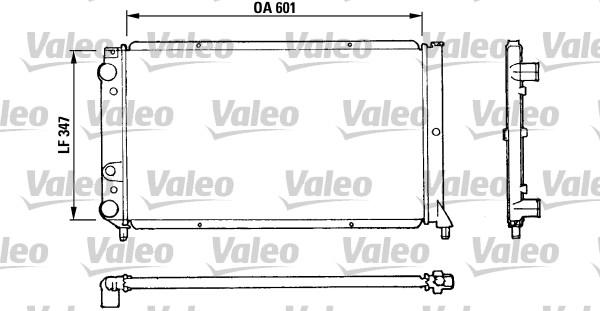 Valeo 810922 - Радиатор, охлаждение двигателя autosila-amz.com
