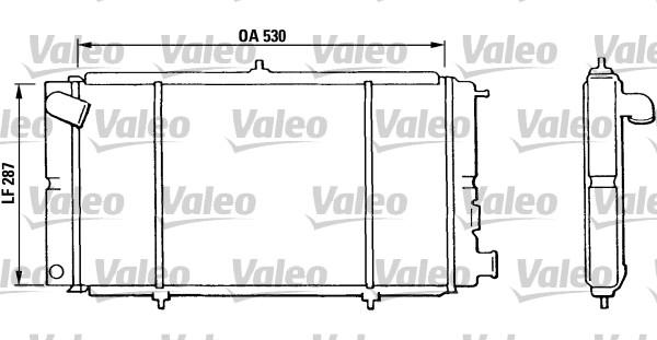 Valeo 810811 - Радиатор, охлаждение двигателя autosila-amz.com