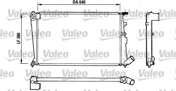 Valeo 810836 - Радиатор, охлаждение двигателя autosila-amz.com