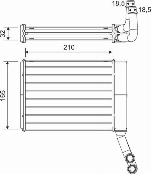 Valeo 811597 - Теплообменник, отопление салона autosila-amz.com