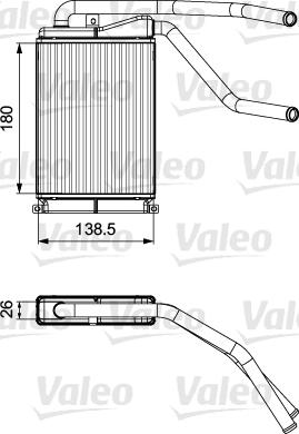 Valeo 811546 - Теплообменник, отопление салона autosila-amz.com