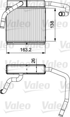 Valeo 811552 - Теплообменник, отопление салона autosila-amz.com